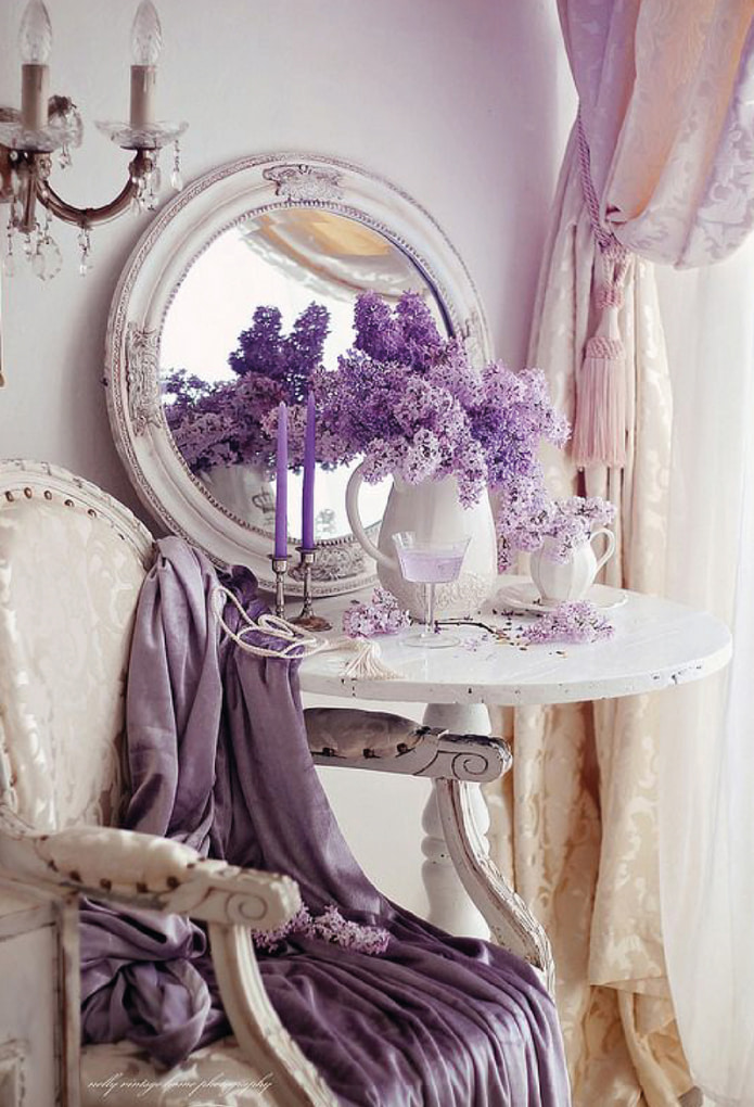 decoración de lavanda