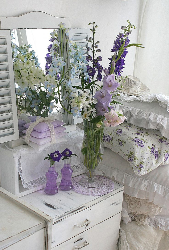 decoración de lavanda