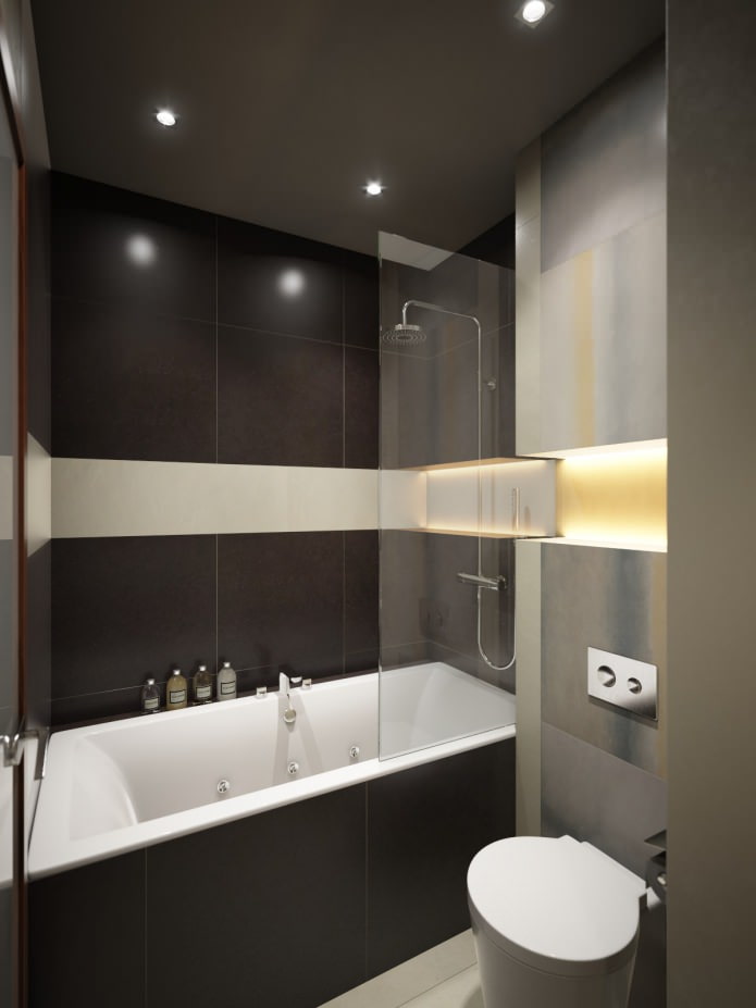 interior del baño combinado