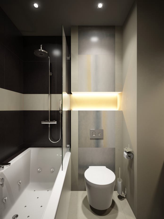 interior del baño combinado