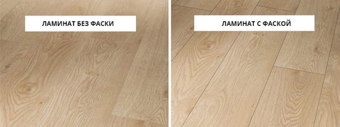 beveled at non-beveled laminate flooring