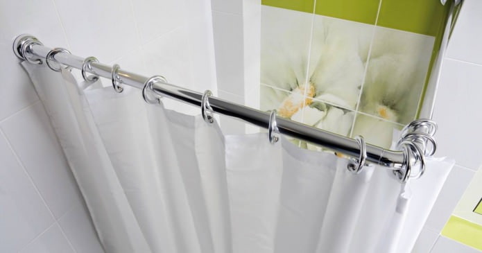 anillos para colocar cortinas para el baño