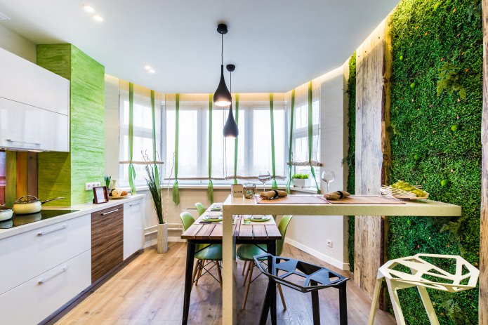 cocina de estilo ecológico