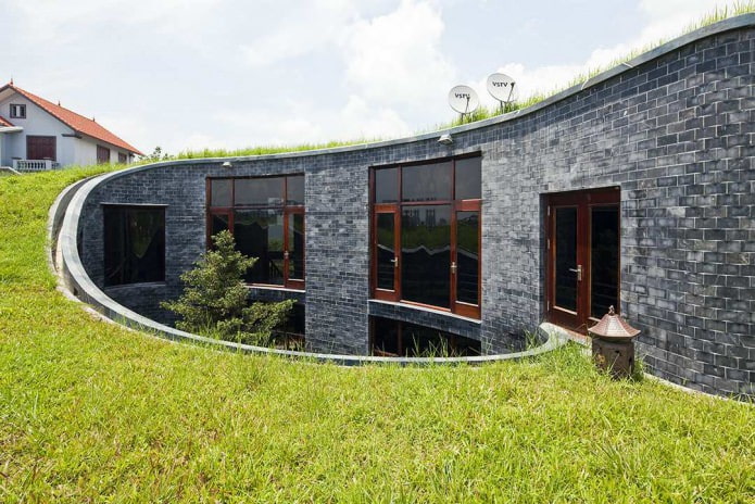 Casas modernas de estilo ecológico