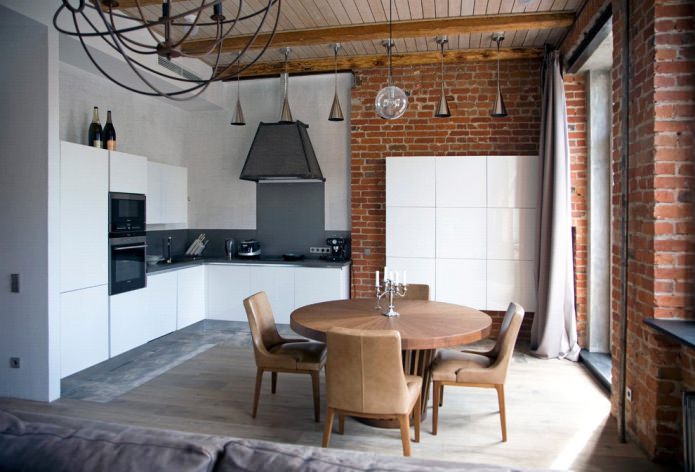 cocina estilo loft