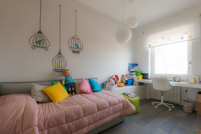 diseño de dormitorio para niñas