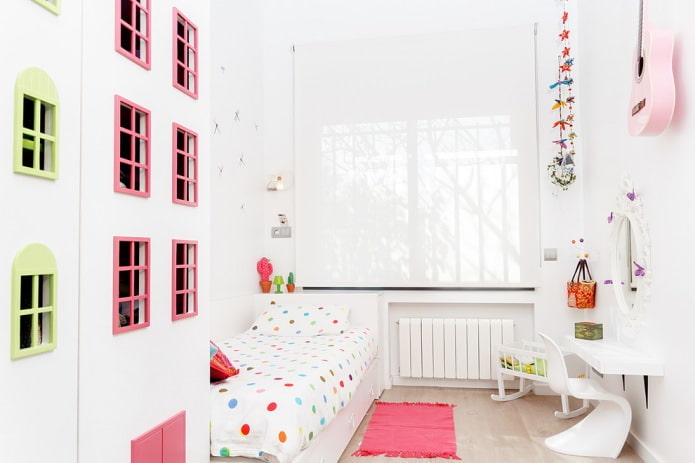 diseño de dormitorio para niñas