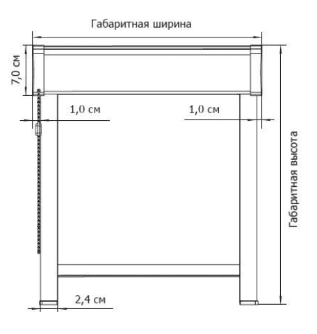 UNI2 system (pagkalkula ng lapad ng kurtina)