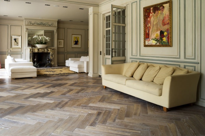 Parquet en el salón