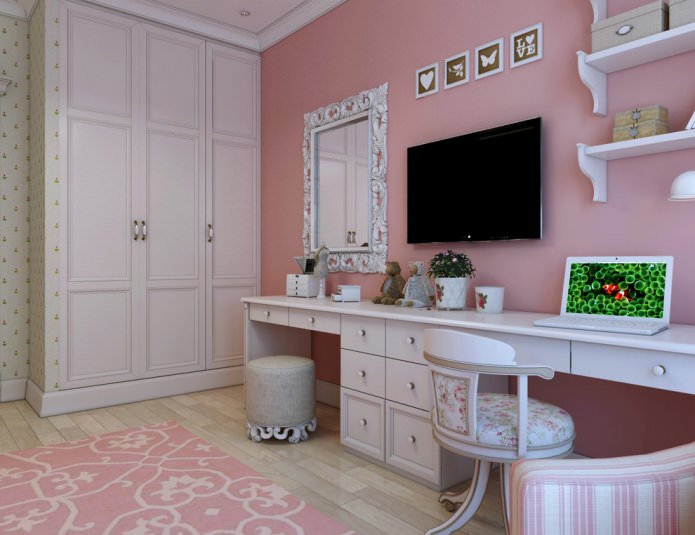 Neoclassical interior sa nursery