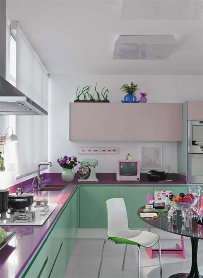 Cocina Lila Menta