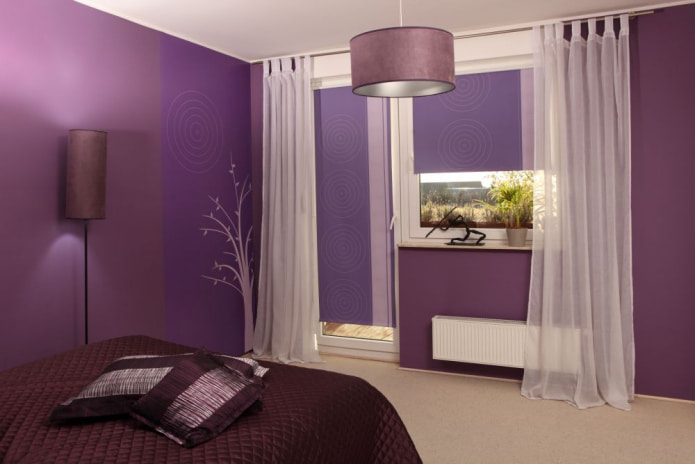 Roman blind at tulle