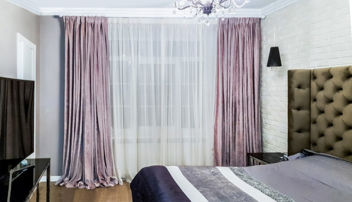 cortinas de terciopelo morado