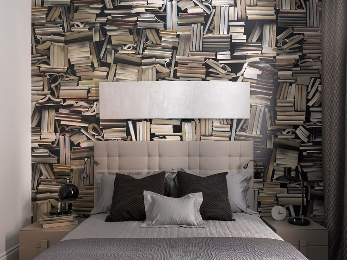 papel tapiz con libros