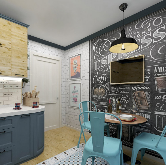 cocina estilo loft