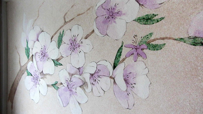 papel tapiz líquido de flores de sakura