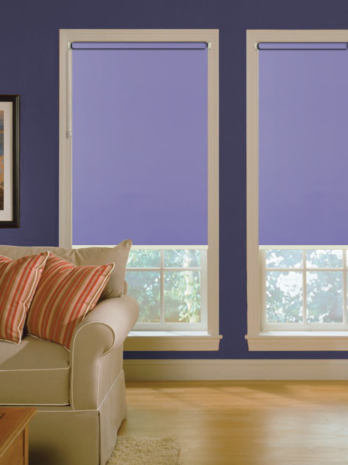 lilac roller blinds