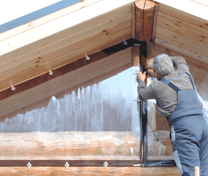 instalación de cortinas de plástico PVC