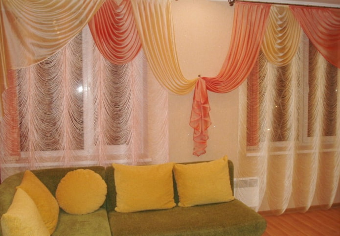 Cortinas de hilo austriaco