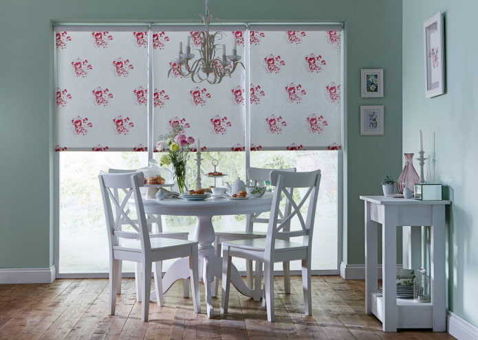 roller blinds sa istilo ng Procece