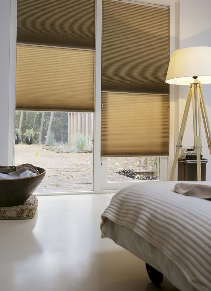 pleated blinds