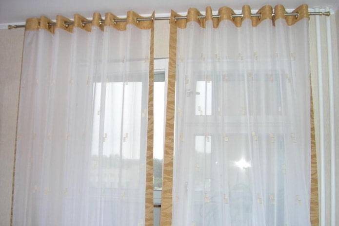 cortinas con ojales entubados