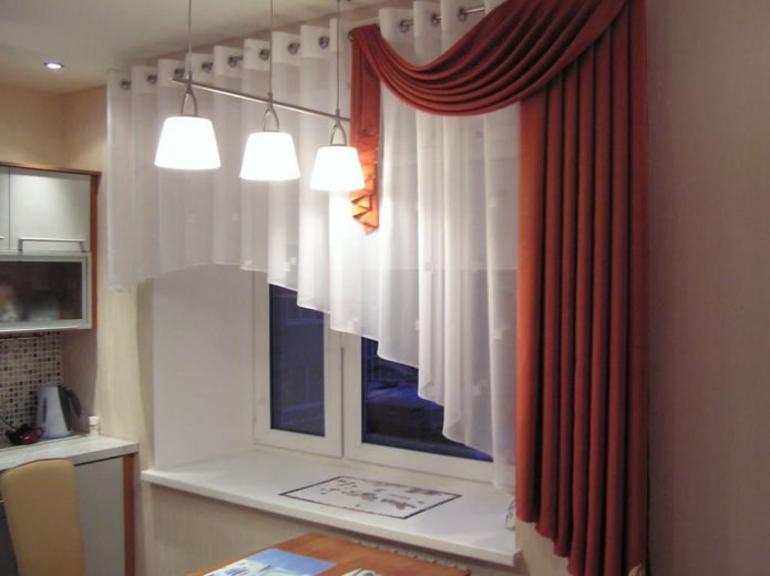 cortinas oblicuas cortas