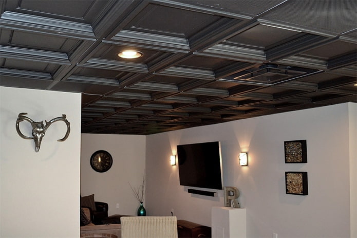 itim na coffered na istraktura sa interior