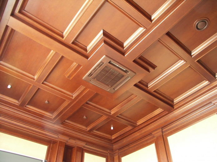 kayumanggi coffered istraktura