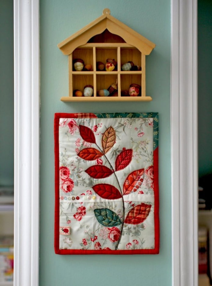 panel de cocina en técnica patchwork