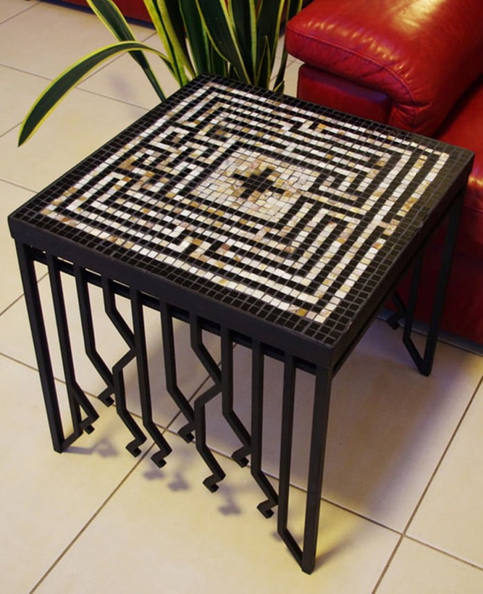 decoración de mesa de café