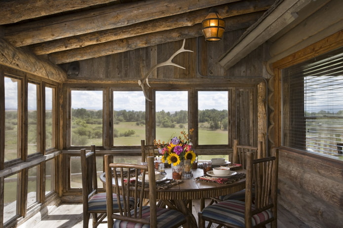 mesa en el campo