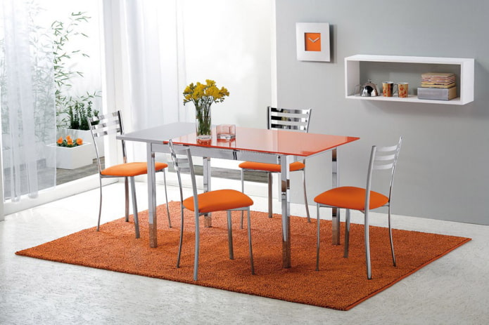 orange table top