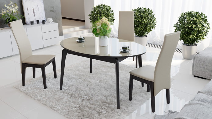 tablero de mesa beige