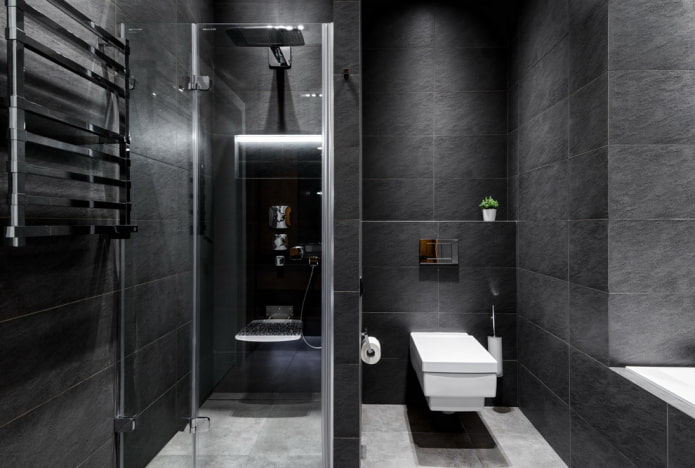 graphite wall tile