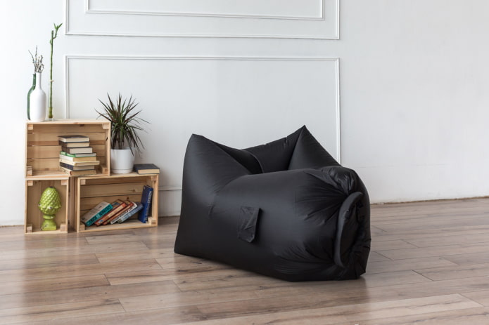 inflatable pouf sa interior