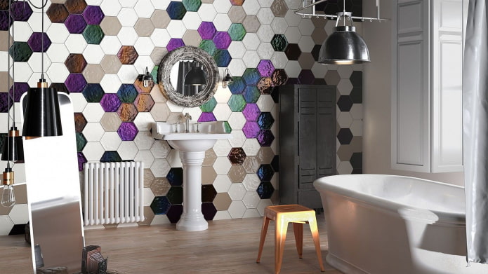 tile hexagons-honeycomb