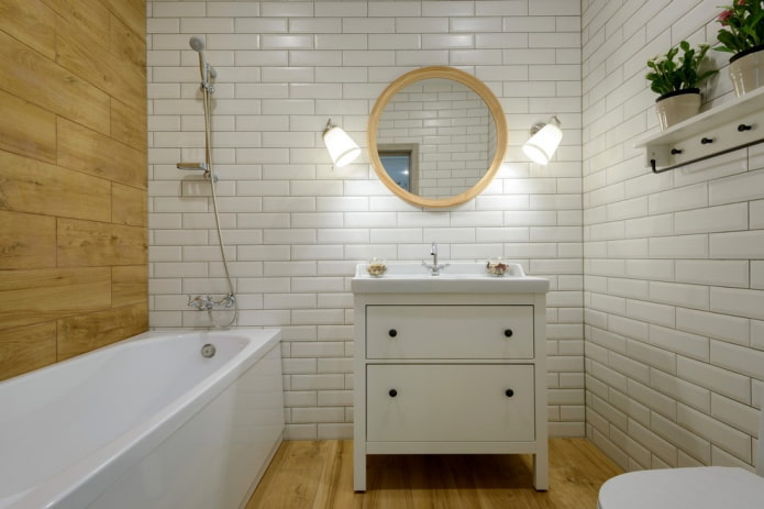 Azulejos de baño de estilo escandinavo