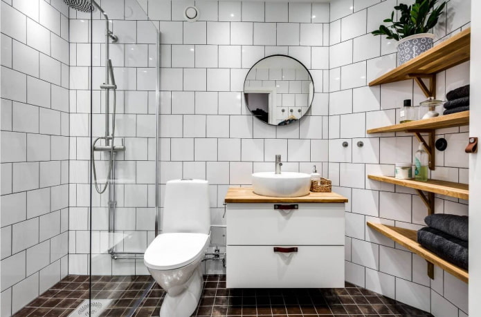 Azulejos de baño de estilo escandinavo