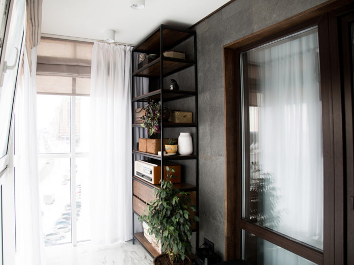 metal shelving