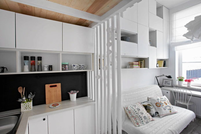 Estilo ng Scandinavian sa studio