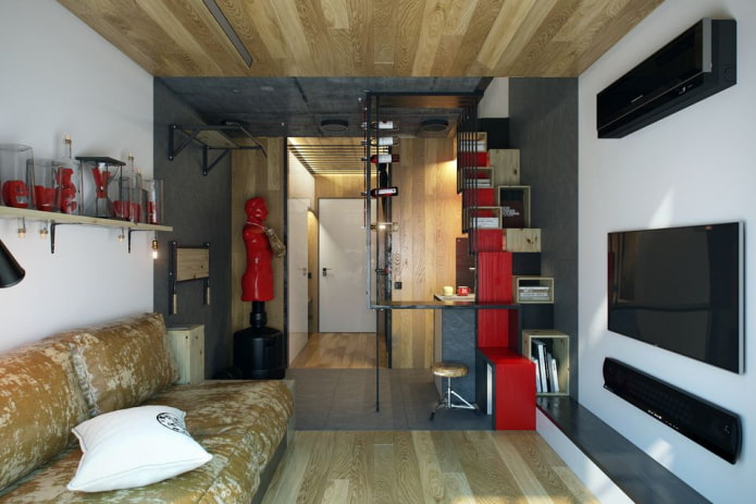 estudio estilo loft