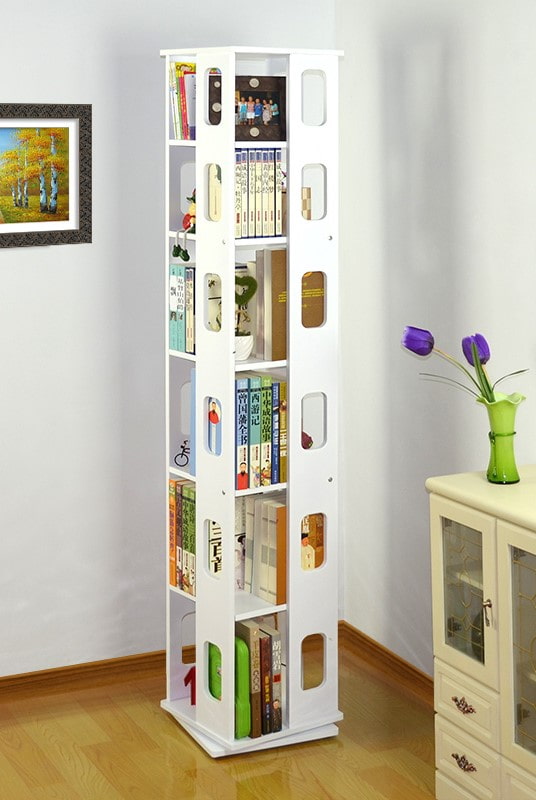 shelf-rak para sa mga libro sa interior