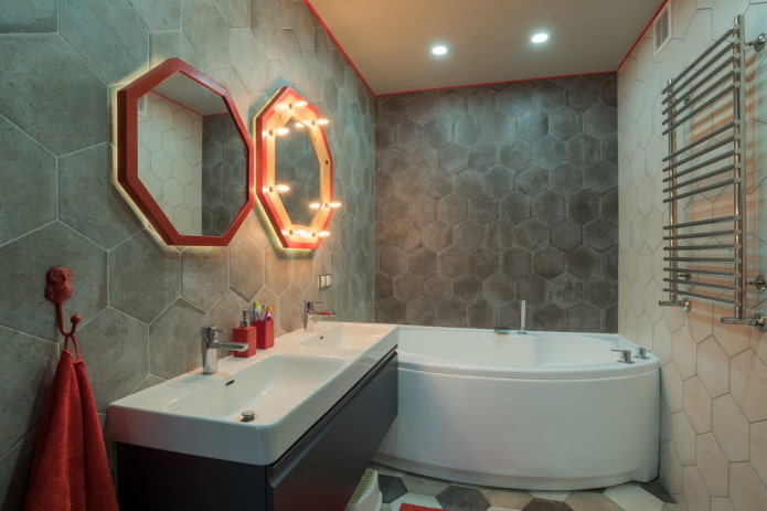 muebles de baño estilo loft