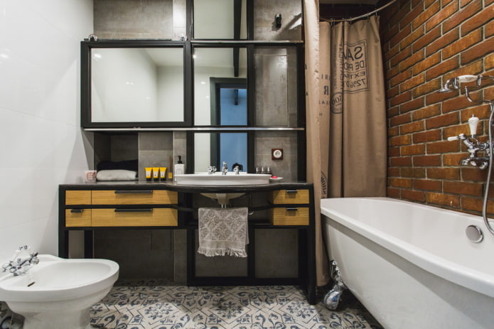 decorar un baño al estilo loft