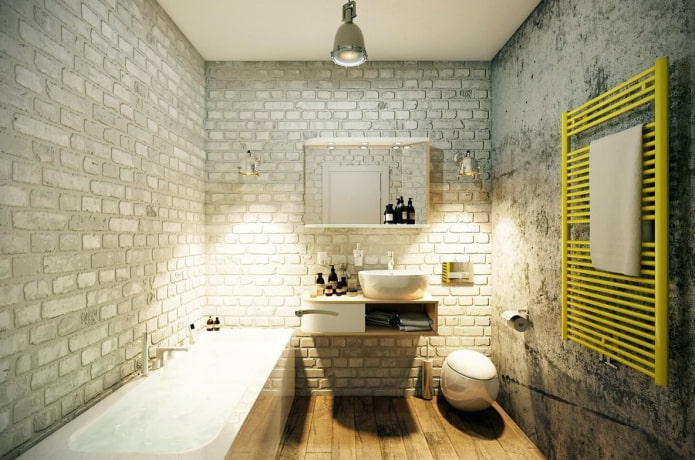 decorar un baño al estilo loft