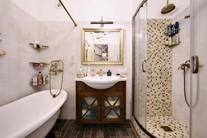 Cuarto de baño de estilo provenzal