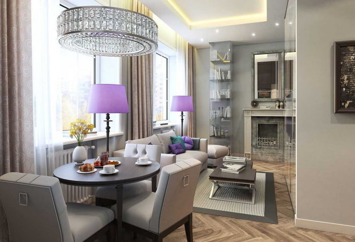 loob ng isang euro-duplex 40 mga parisukat