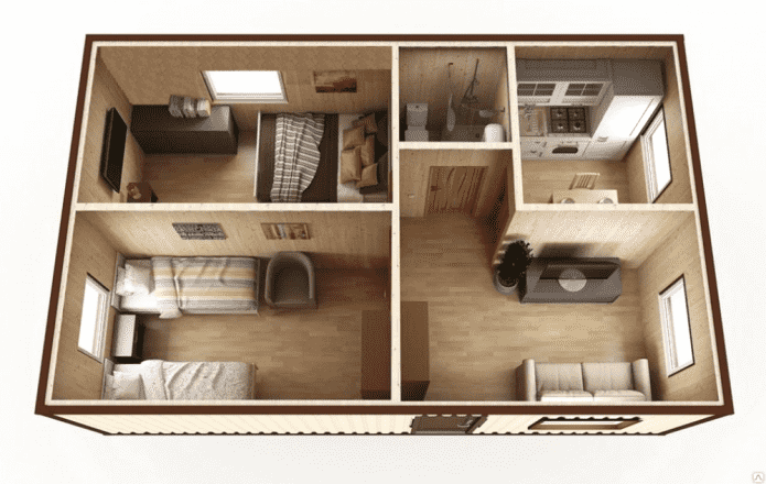 Apartamento de 3 habitaciones