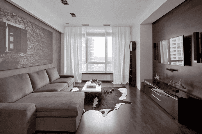 el interior de un apartamento de tres habitaciones de 100 cuadrados